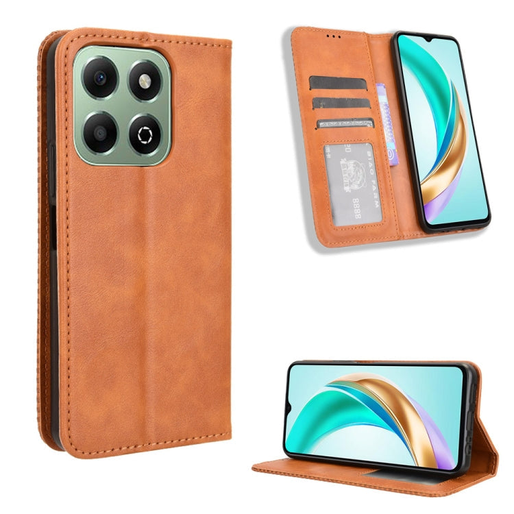 Magnetic Buckle Retro Texture Leather Phone Case, Series 3