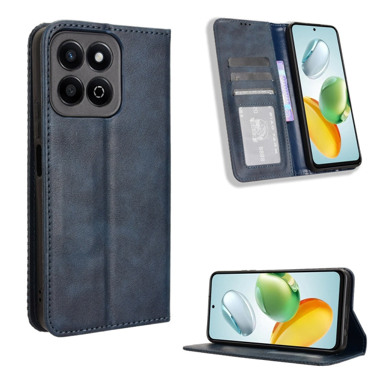 Magnetic Buckle Retro Texture Leather Phone Case, Series 3