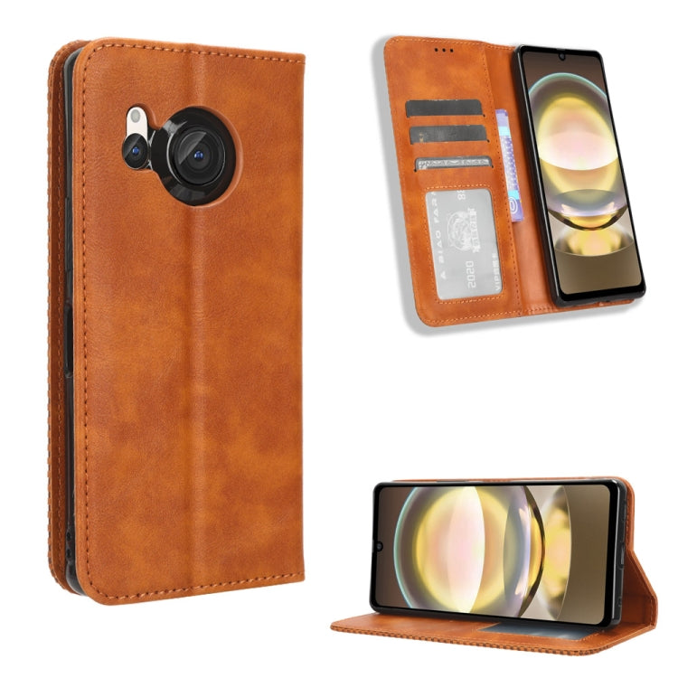 Magnetic Buckle Retro Texture Leather Phone Case My Store