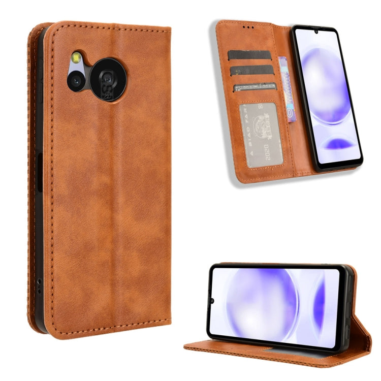 Magnetic Buckle Retro Texture Leather Phone Case My Store