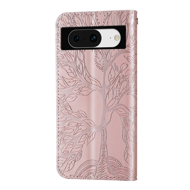 Life Tree Embossing Pattern Flip Leather Phone Case My Store