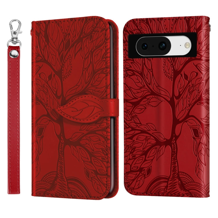 Life Tree Embossing Pattern Flip Leather Phone Case My Store