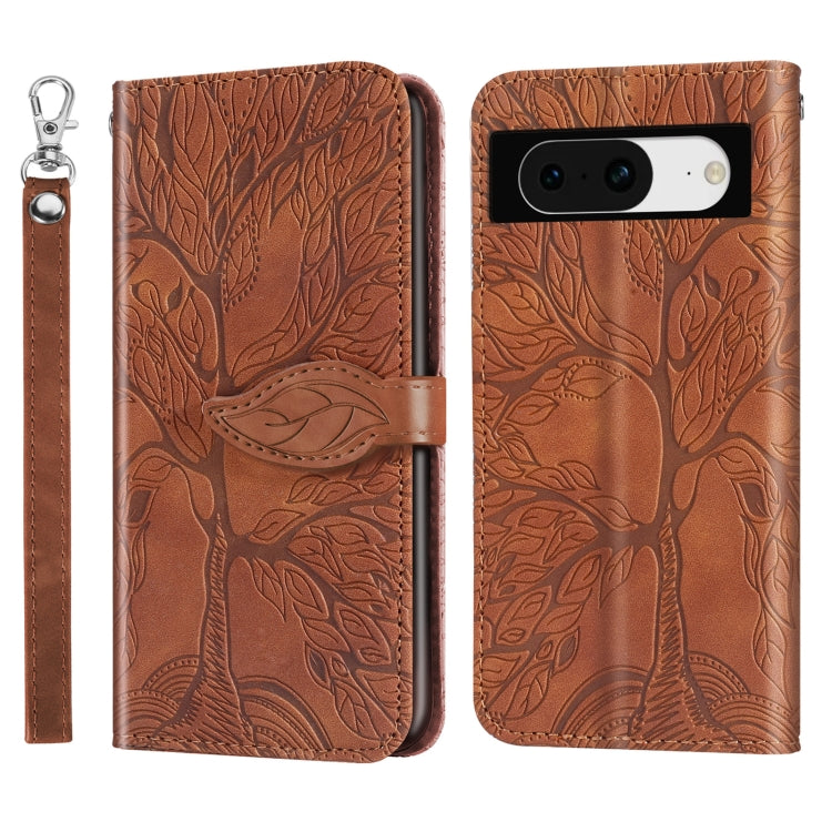 Life Tree Embossing Pattern Flip Leather Phone Case My Store