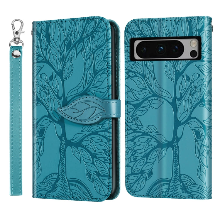 Life Tree Embossing Pattern Flip Leather Phone Case My Store