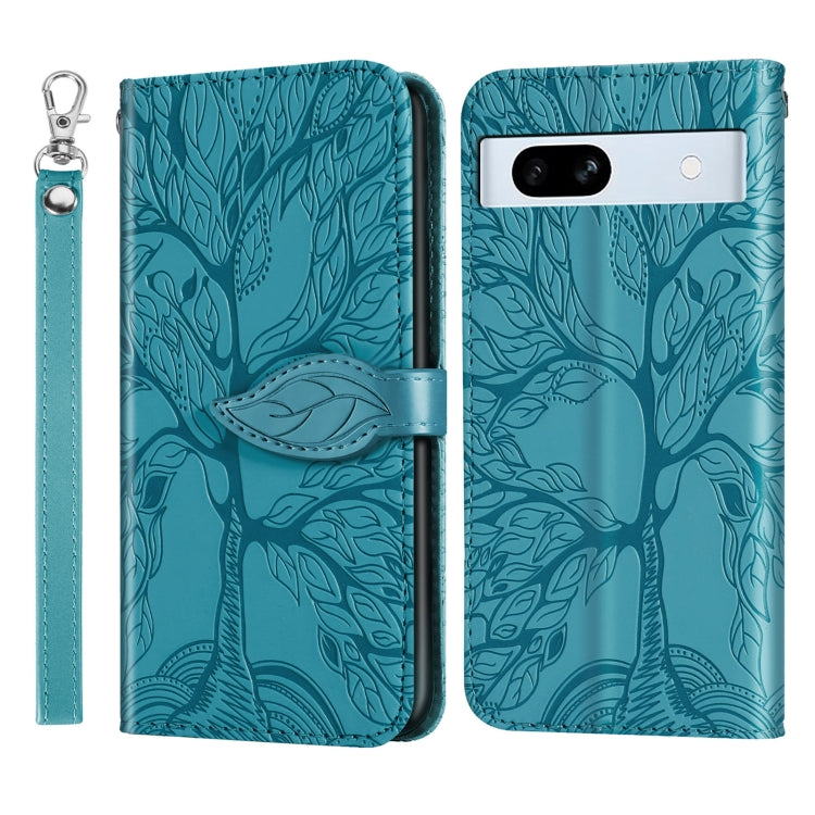 Life Tree Embossing Pattern Flip Leather Phone Case My Store