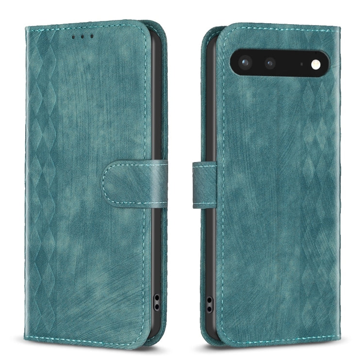 Plaid Embossed Leather Phone Case My Store