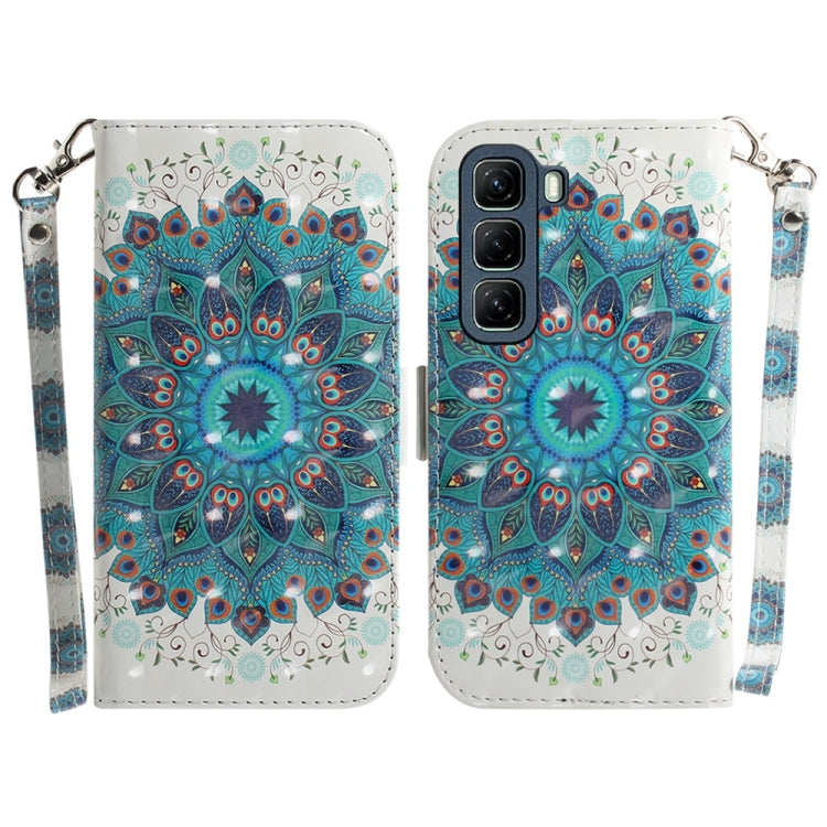 3D Colored Horizontal Flip Leather Phone Case, Series 4