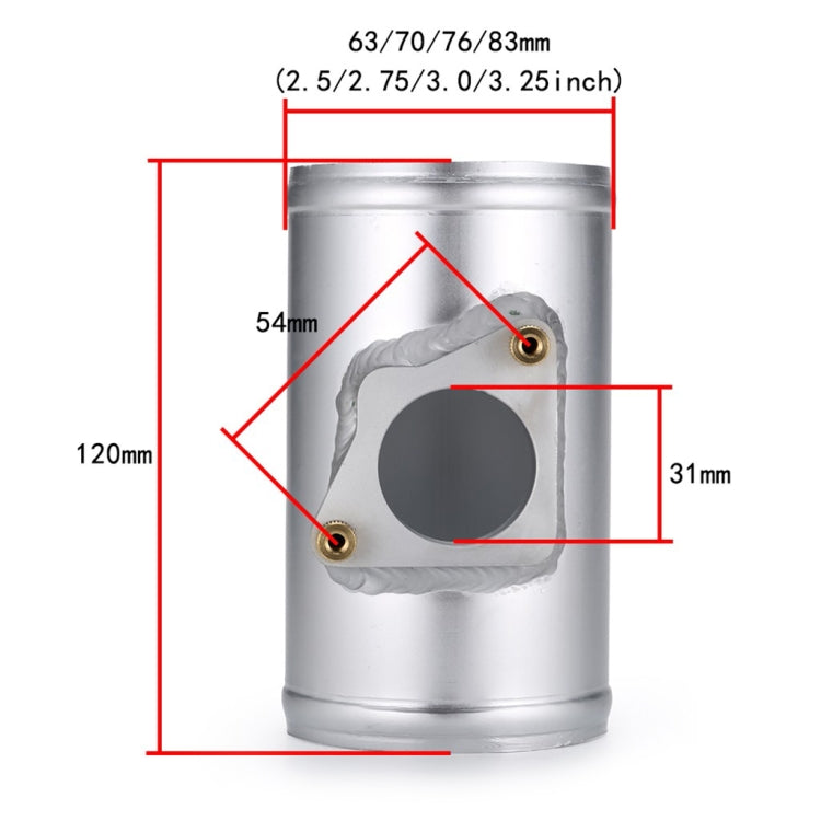 XH-UN602 Car Modified Engine Air Flow Meter Flange Intake Sensor Base for Toyota / Mazda ÎҵÄÉ̵ê