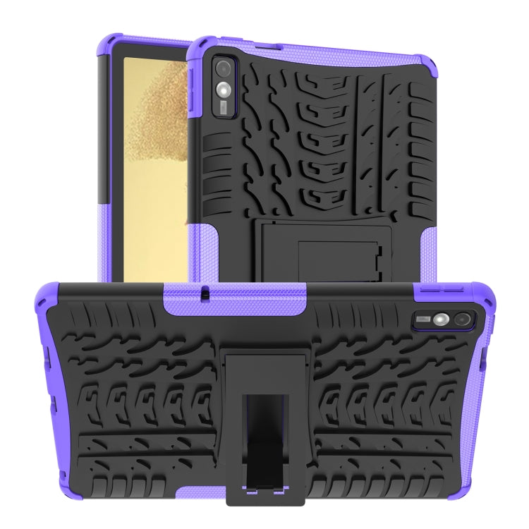 Tire Texture TPU + PC Tablet Case with Holder My Store