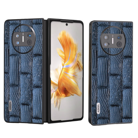 ABEEL Genuine Leather Mahjong Texture Series Phone Case