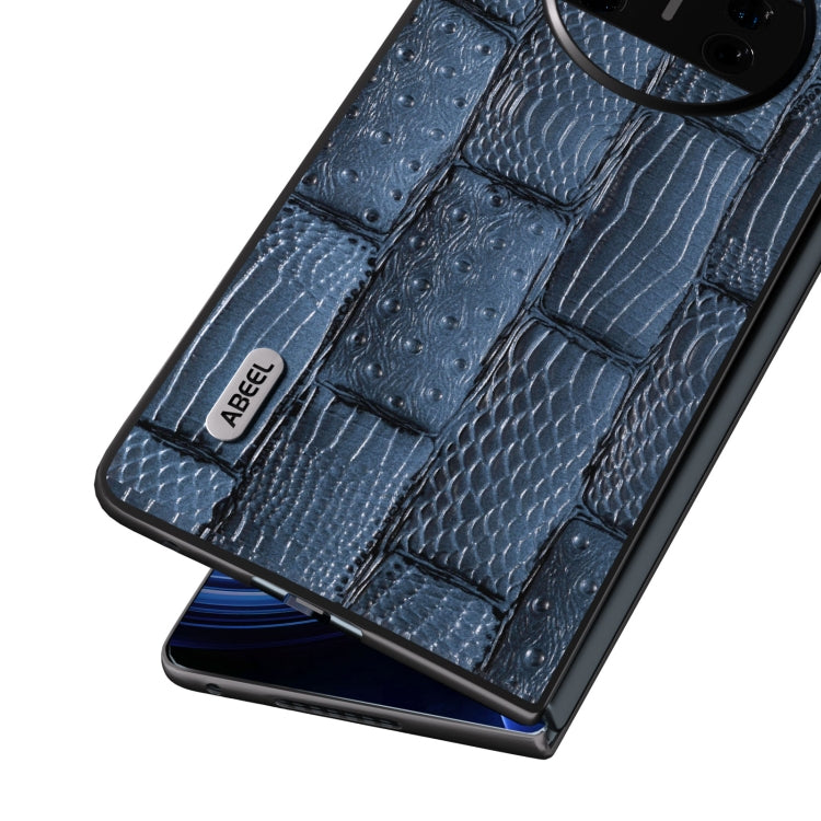 ABEEL Genuine Leather Mahjong Texture Series Phone Case