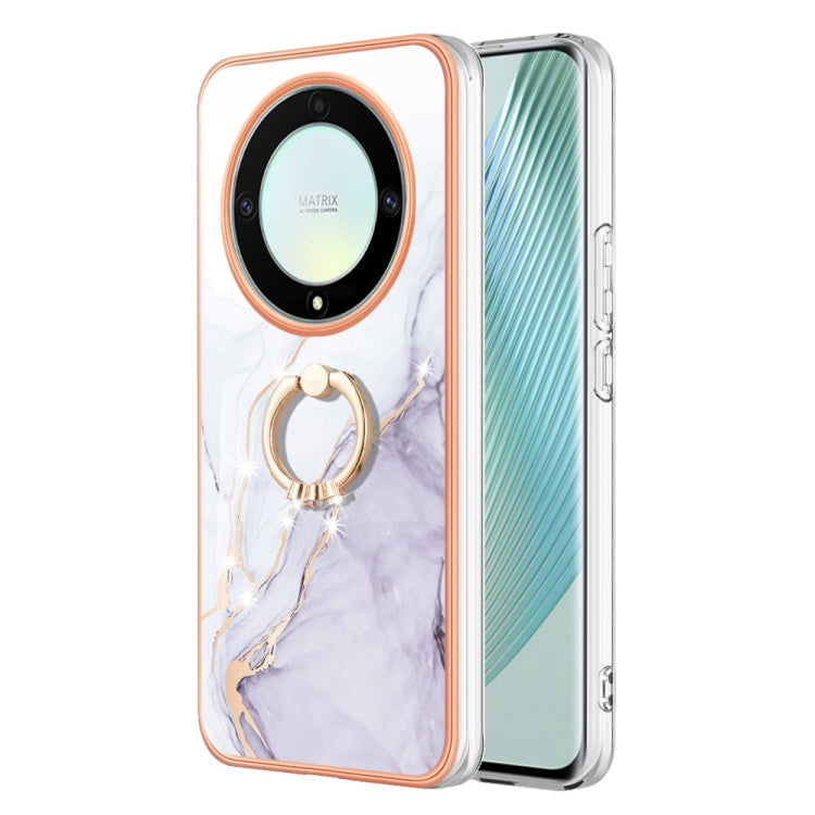 Electroplating Marble IMD TPU Phone Case with Ring Holder, Series 2