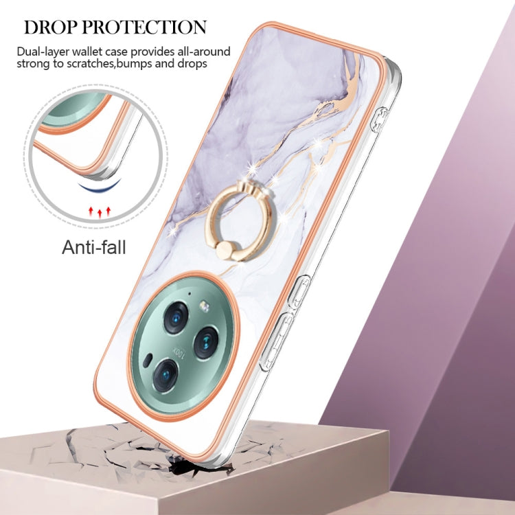 Electroplating Marble IMD TPU Phone Case with Ring Holder, Series 1 My Store