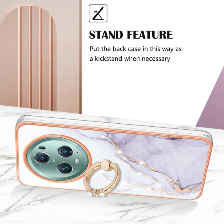 Electroplating Marble IMD TPU Phone Case with Ring Holder, Series 1 My Store