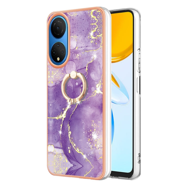 Electroplating Marble IMD TPU Phone Case with Ring Holder, Series 2 My Store