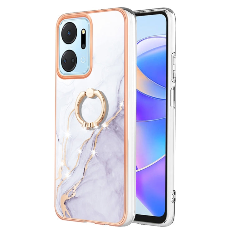 Electroplating Marble IMD TPU Phone Case with Ring Holder, Series 3 My Store