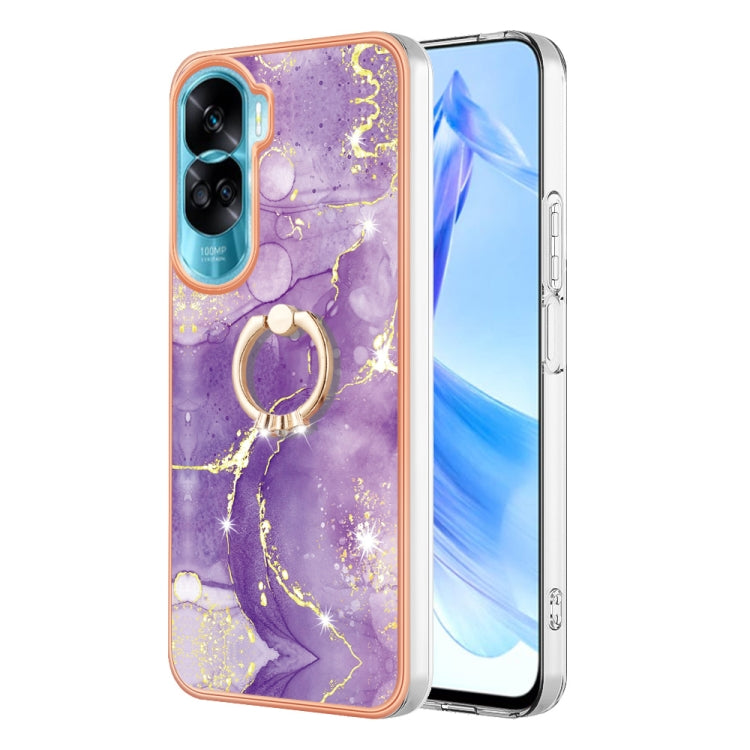 Electroplating Marble IMD TPU Phone Case with Ring Holder, Series 1 My Store