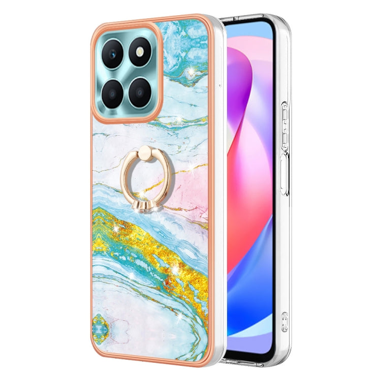 Electroplating Marble IMD TPU Phone Case with Ring Holder, Series 2