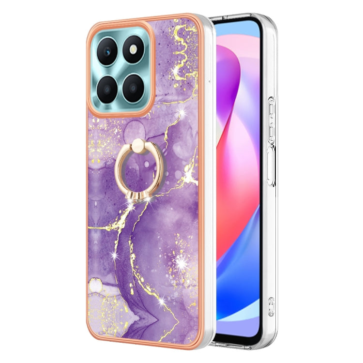 Electroplating Marble IMD TPU Phone Case with Ring Holder, Series 2