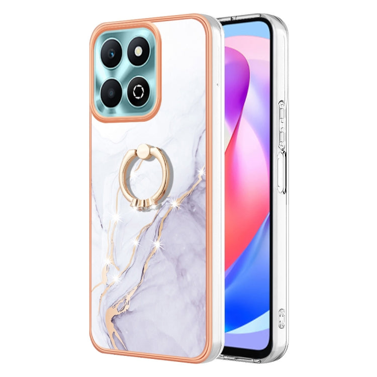 Electroplating Marble IMD TPU Phone Case with Ring Holder, Series 2