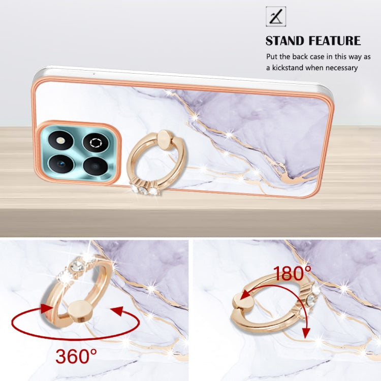 Electroplating Marble IMD TPU Phone Case with Ring Holder, Series 2