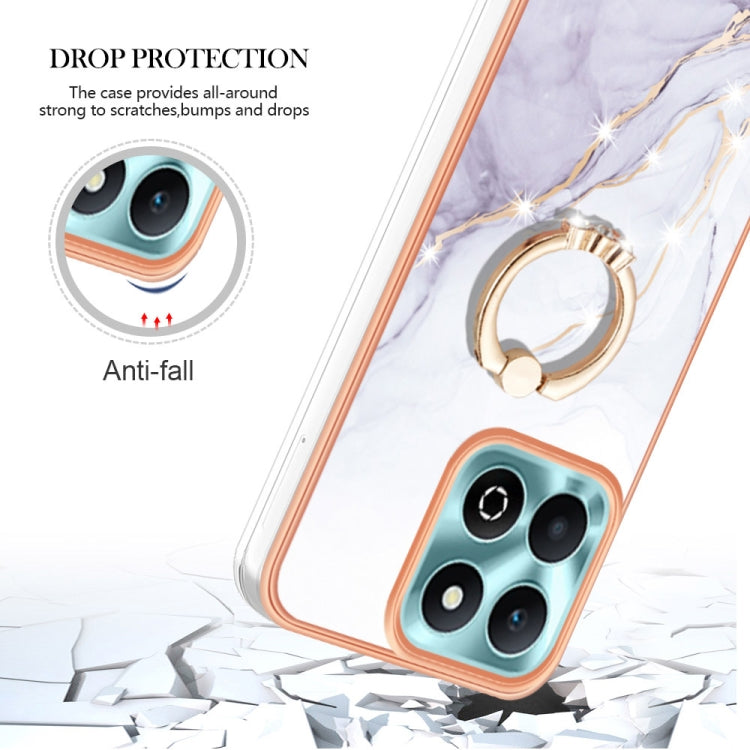 Electroplating Marble IMD TPU Phone Case with Ring Holder, Series 2