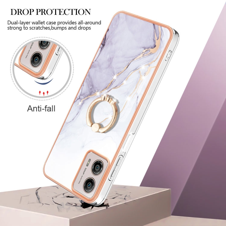 Electroplating Marble IMD TPU Phone Case with Ring Holder, Series 2 My Store