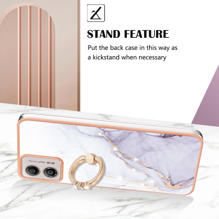 Electroplating Marble IMD TPU Phone Case with Ring Holder, Series 2 My Store