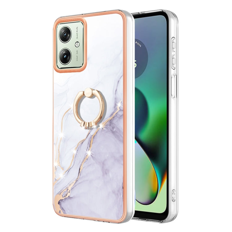 Electroplating Marble IMD TPU Phone Case with Ring Holder, Series 1 My Store