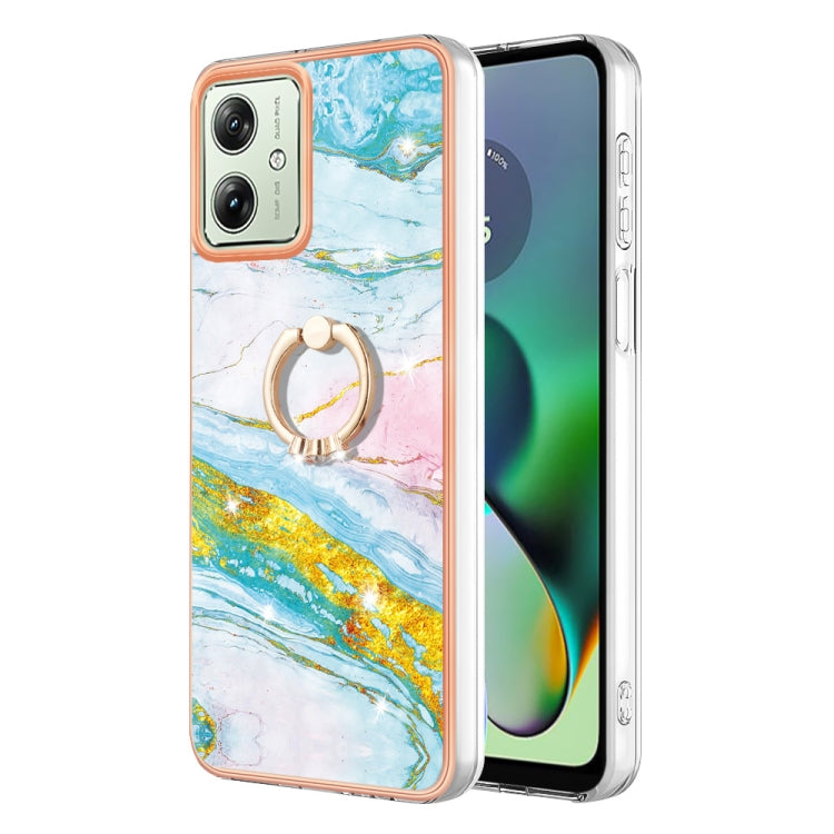 Electroplating Marble IMD TPU Phone Case with Ring Holder, Series 1 My Store