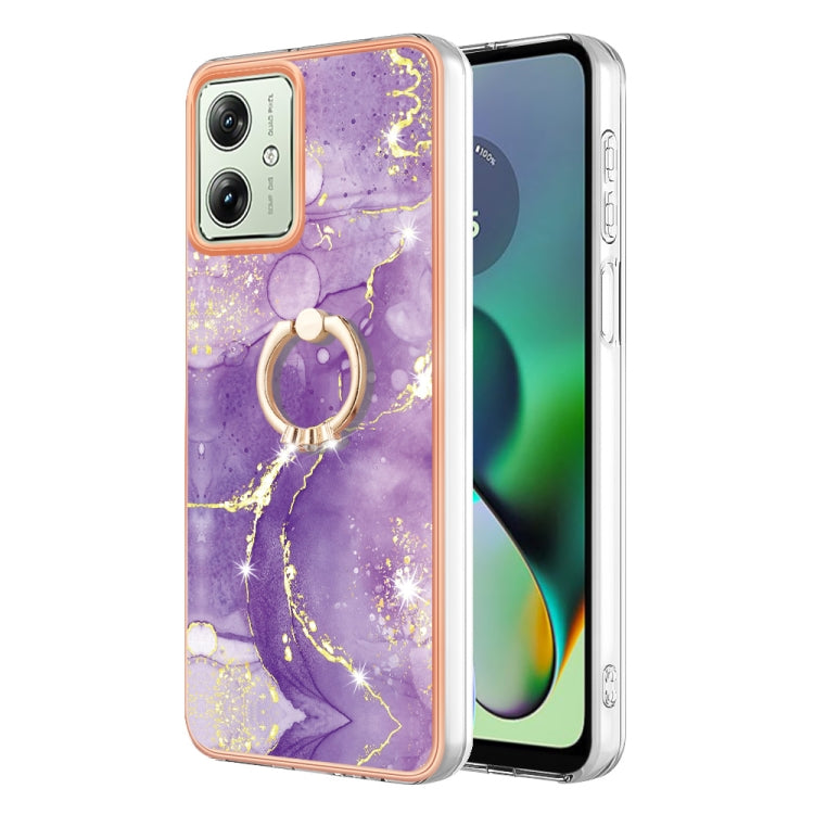 Electroplating Marble IMD TPU Phone Case with Ring Holder, Series 1 My Store