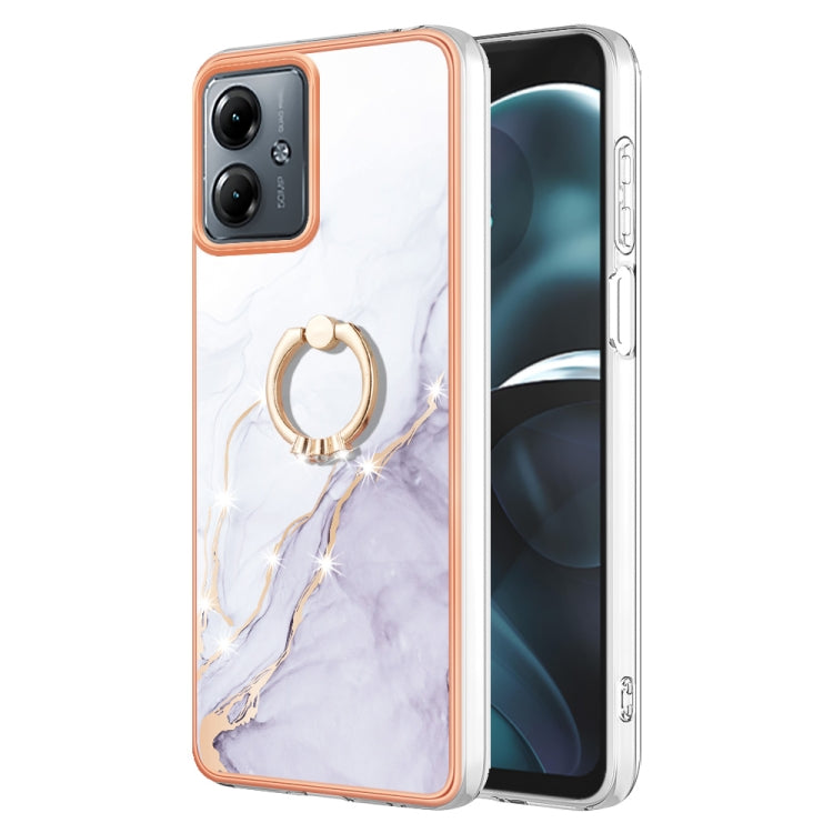 Electroplating Marble IMD TPU Phone Case with Ring Holder, Series 2 My Store