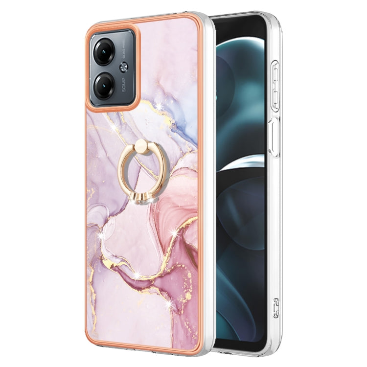 Electroplating Marble IMD TPU Phone Case with Ring Holder, Series 2 My Store