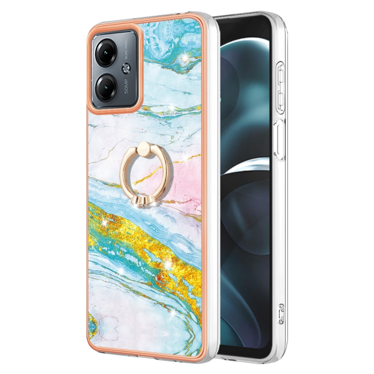 Electroplating Marble IMD TPU Phone Case with Ring Holder, Series 2 My Store