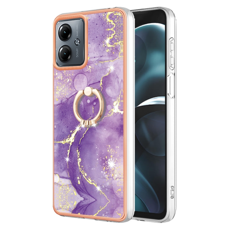 Electroplating Marble IMD TPU Phone Case with Ring Holder, Series 2 My Store