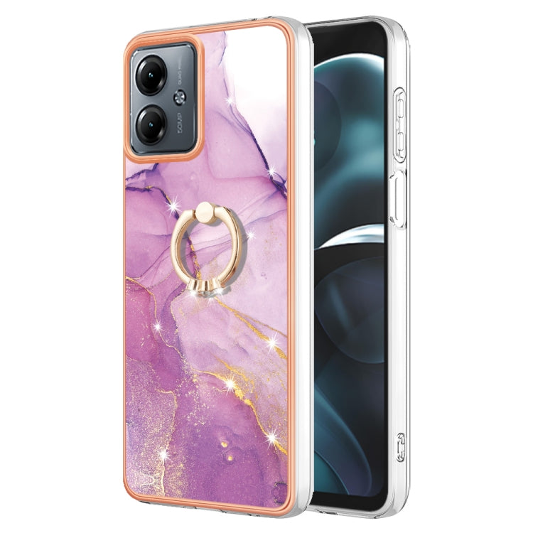 Electroplating Marble IMD TPU Phone Case with Ring Holder, Series 2 My Store