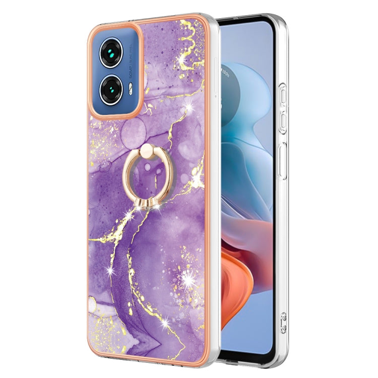 Electroplating Marble IMD TPU Phone Case with Ring Holder, Series 2 My Store