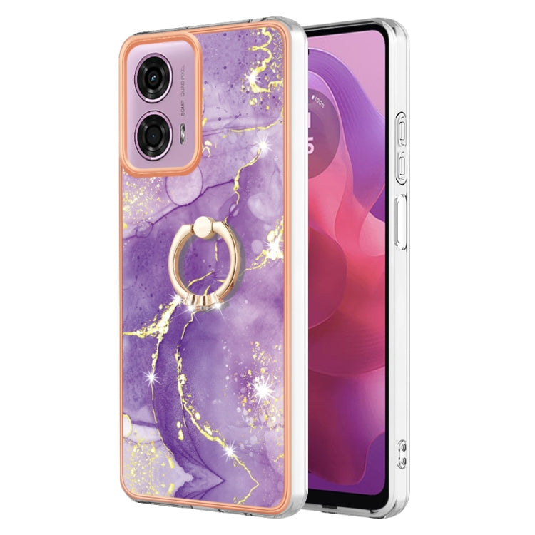 Electroplating Marble IMD TPU Phone Case with Ring Holder, Series 1 My Store