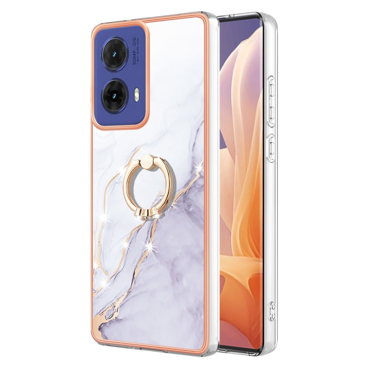 Electroplating Marble IMD TPU Phone Case with Ring Holder, Series 1 My Store