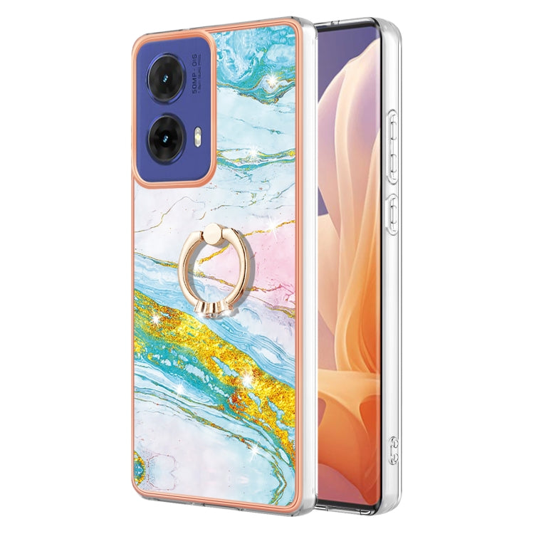 Electroplating Marble IMD TPU Phone Case with Ring Holder, Series 1 My Store