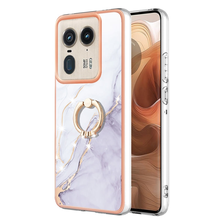 Electroplating Marble IMD TPU Phone Case with Ring Holder, Series 2 My Store