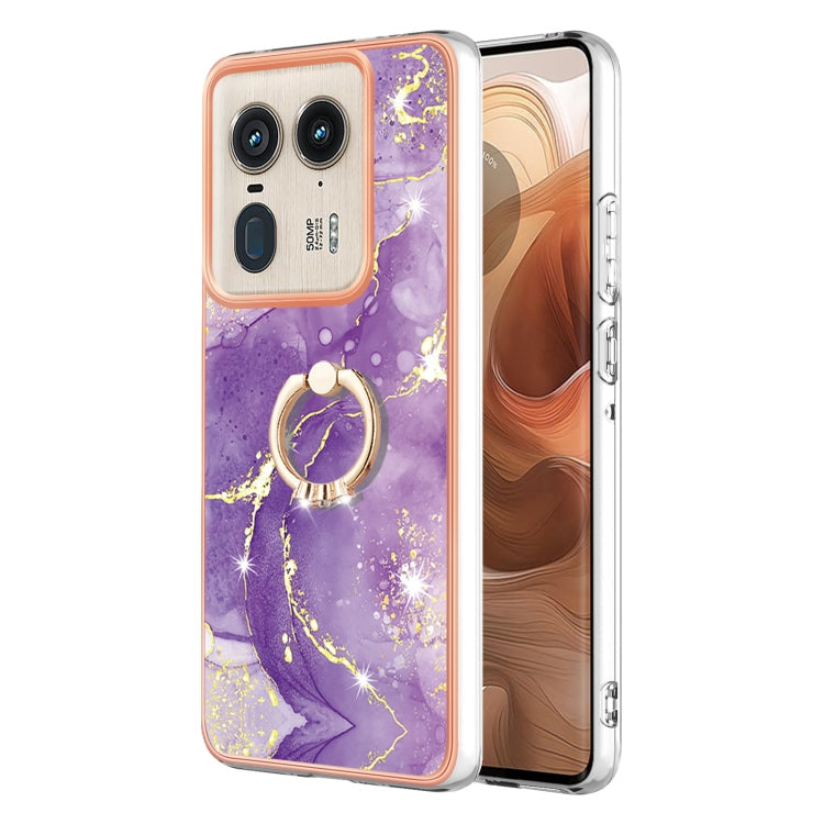 Electroplating Marble IMD TPU Phone Case with Ring Holder, Series 2 My Store