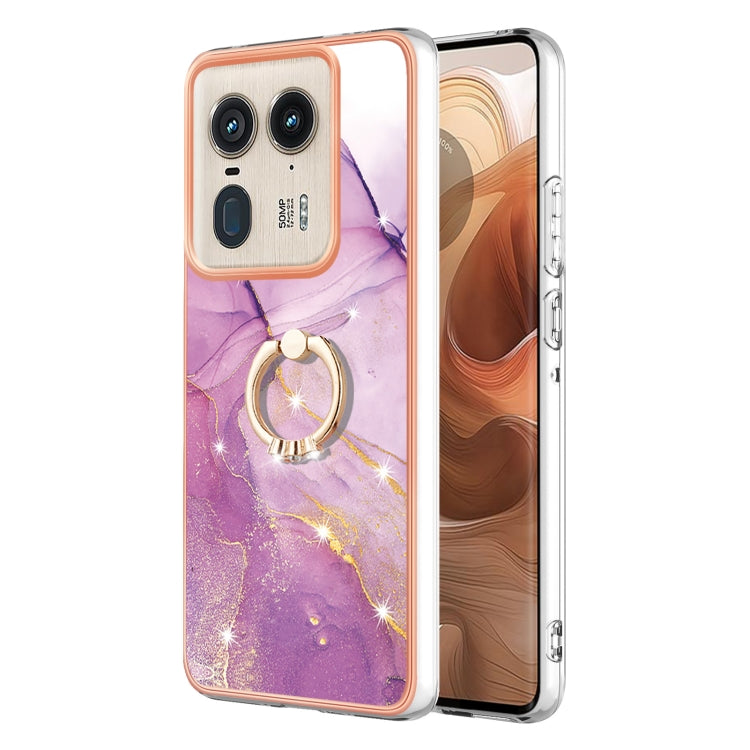 Electroplating Marble IMD TPU Phone Case with Ring Holder, Series 2 My Store