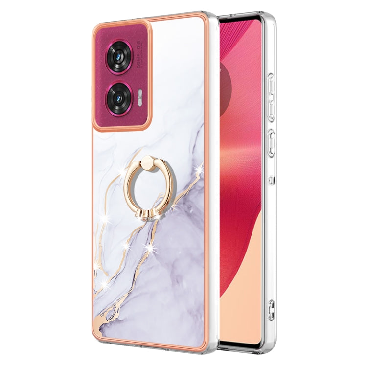 Electroplating Marble IMD TPU Phone Case with Ring Holder, Series 1 My Store