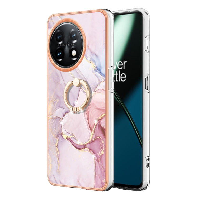 Electroplating Marble IMD TPU Phone Case with Ring Holder My Store