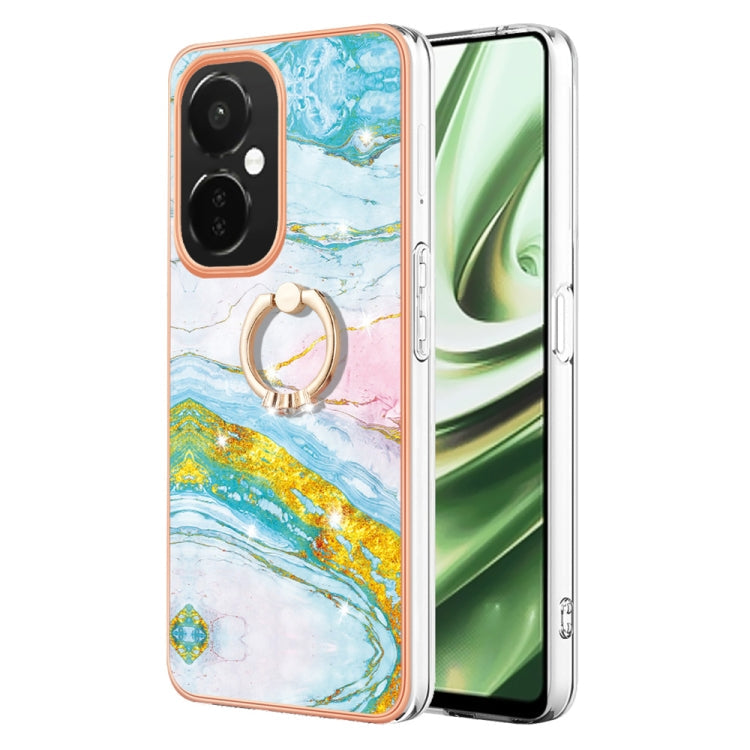 Electroplating Marble IMD TPU Phone Case with Ring Holder My Store