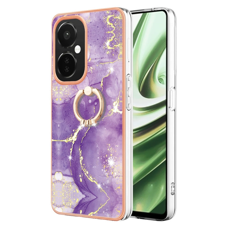 Electroplating Marble IMD TPU Phone Case with Ring Holder My Store