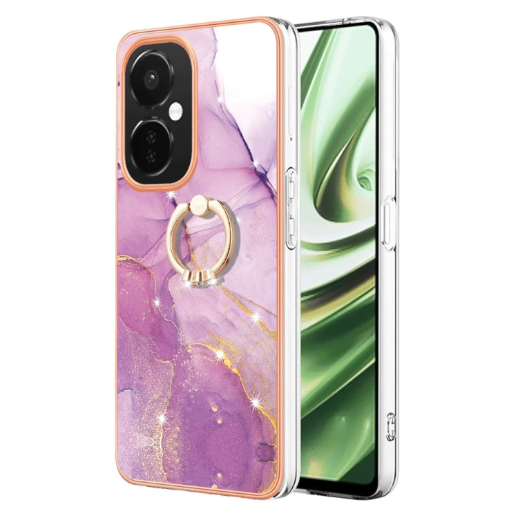 Electroplating Marble IMD TPU Phone Case with Ring Holder My Store