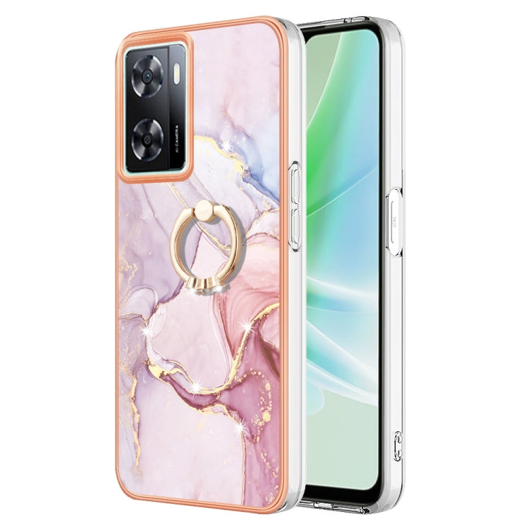 Electroplating Marble IMD TPU Phone Case with Ring Holder My Store