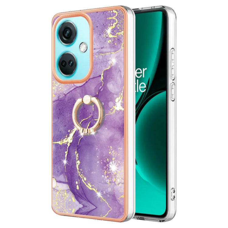 Electroplating Marble IMD TPU Phone Case with Ring Holder My Store